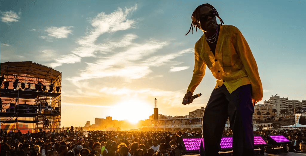 CKay perfoming at Afor Nation Portugal 2022