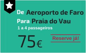 Aeroporto de Faro - Praia do Vau Aeroporto de Faro para Praia do Vau
