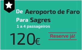 Aeroporto de Faro - Sagres Aeroporto de Faro para Sagres